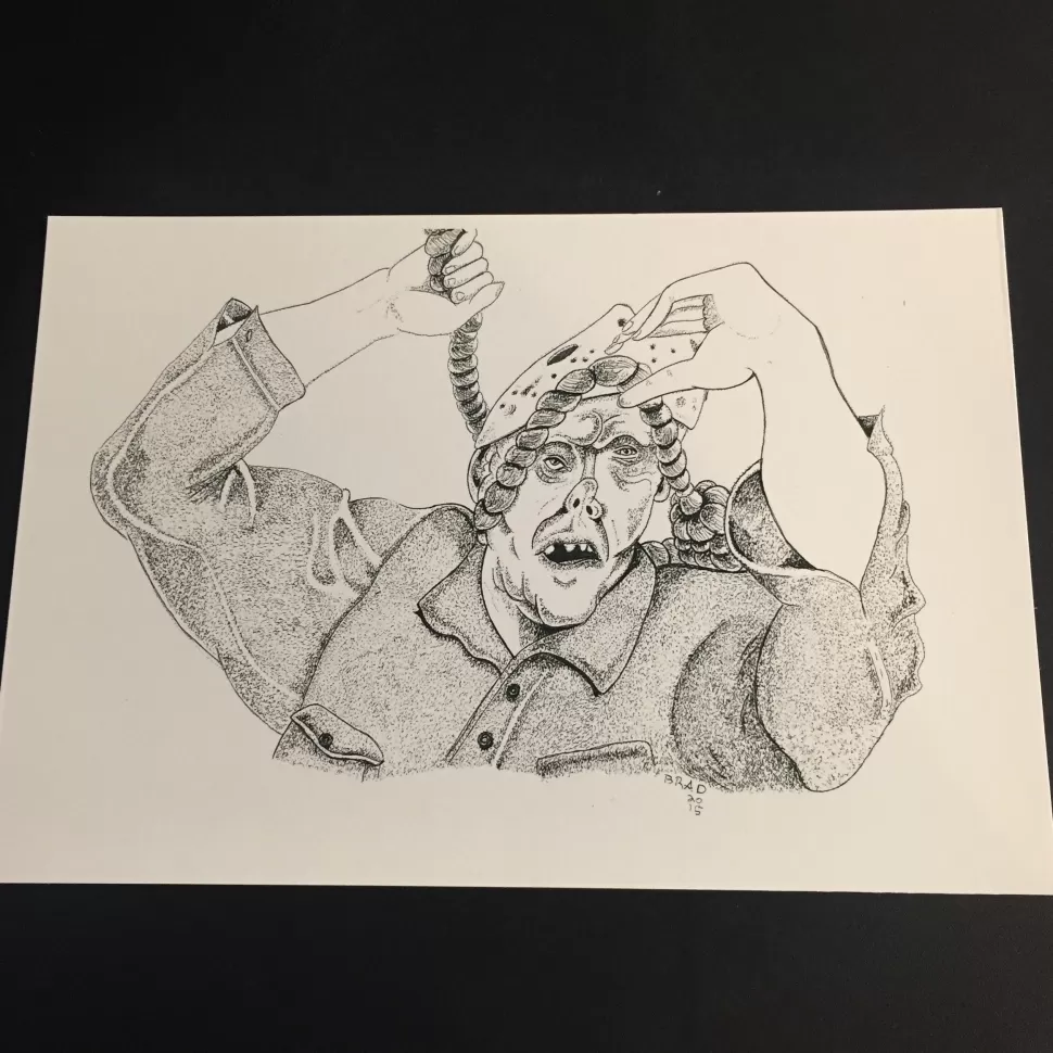 Pale Horse Art Studio 8 X 6 Horror Art Print Part 3 Unmasked Jason* Artwork