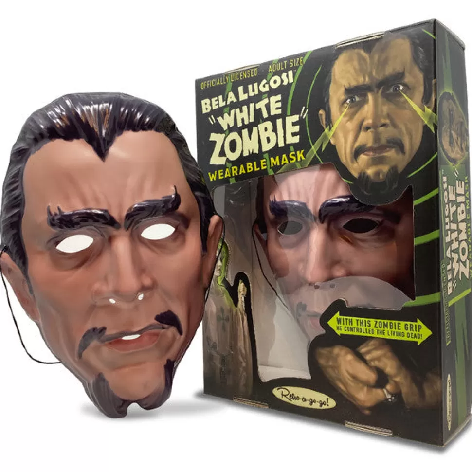 Retro-A-Go-Go Bela Lugosi "White Zombie" Wearable Mask - Crypt Color* Masks