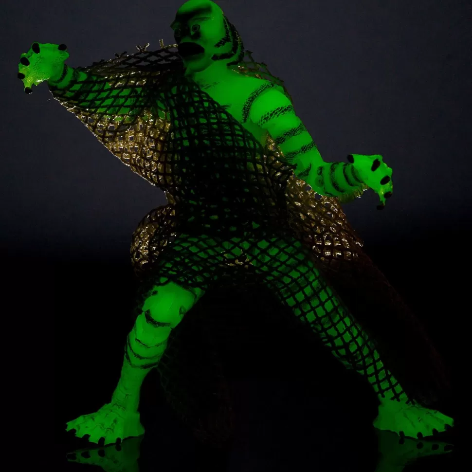 Jada Toys Creature From The Black Lagoon Action Figure - 6 Inches Glow-In-The-Dark* Action Figures