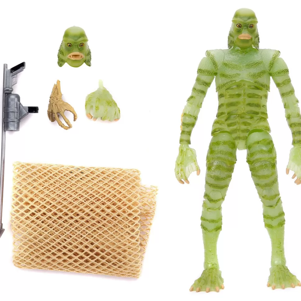 Jada Toys Creature From The Black Lagoon Action Figure - 6 Inches Glow-In-The-Dark* Action Figures