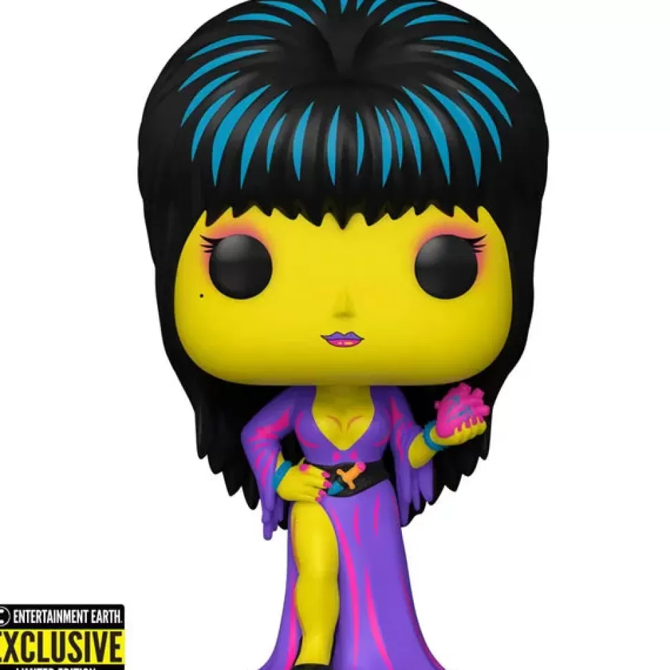 Entertainment Earth Elvira Black Light Funko Pop! Vinyl Figure - Exclusive* Funko Pop!