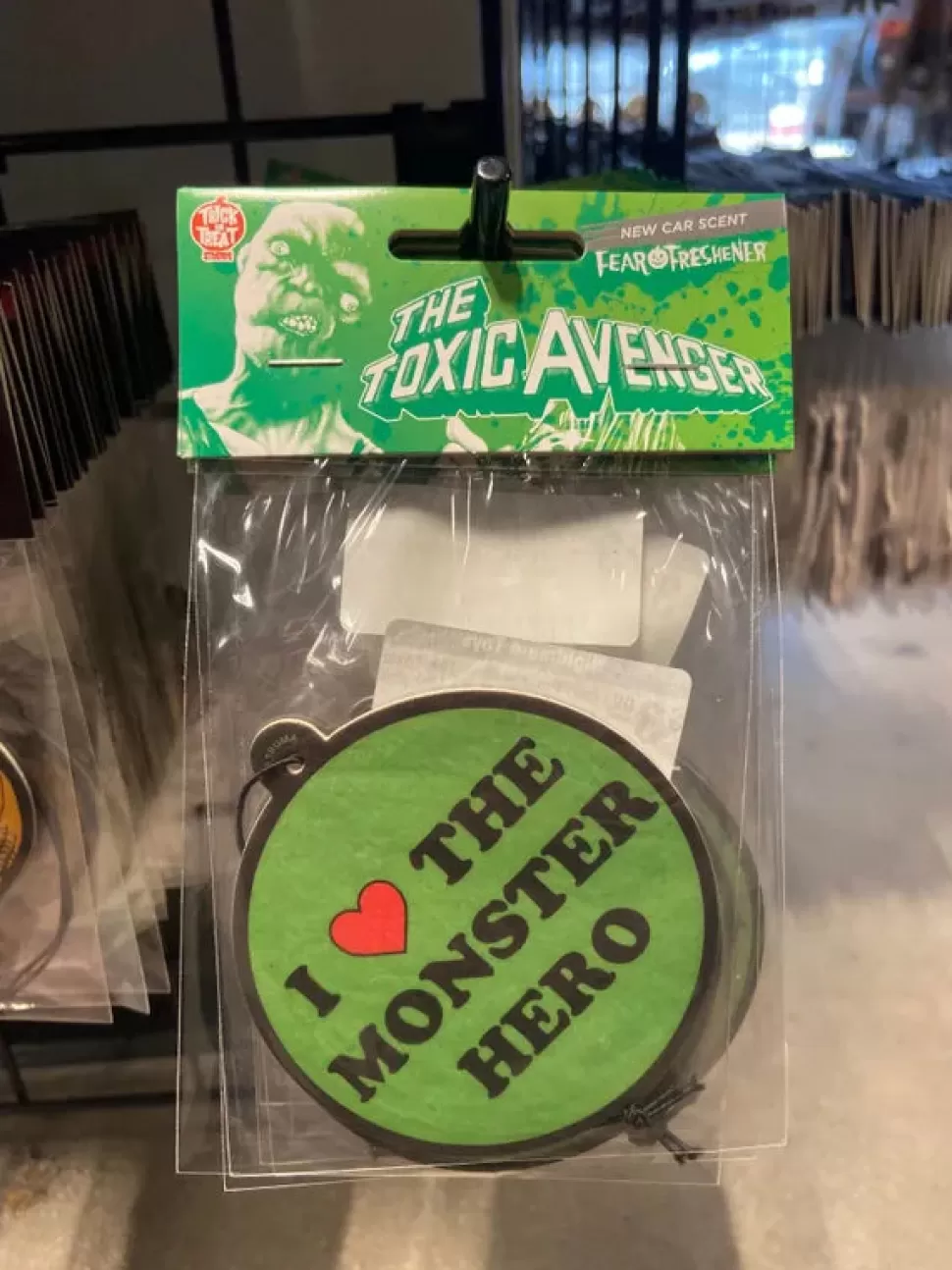 Trick Or Treat Studios Fear Freshener - The Toxic Avenger I Heart The Monster Hero* Air Fresheners