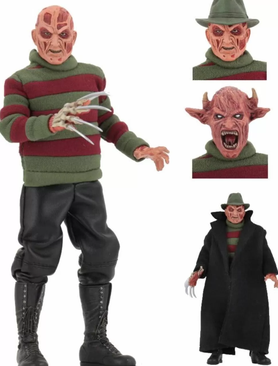 NECA Freddy Krueger New Nightmare - 8" Clothed Figure - Nightmare On Elm Street* Clothed Figures