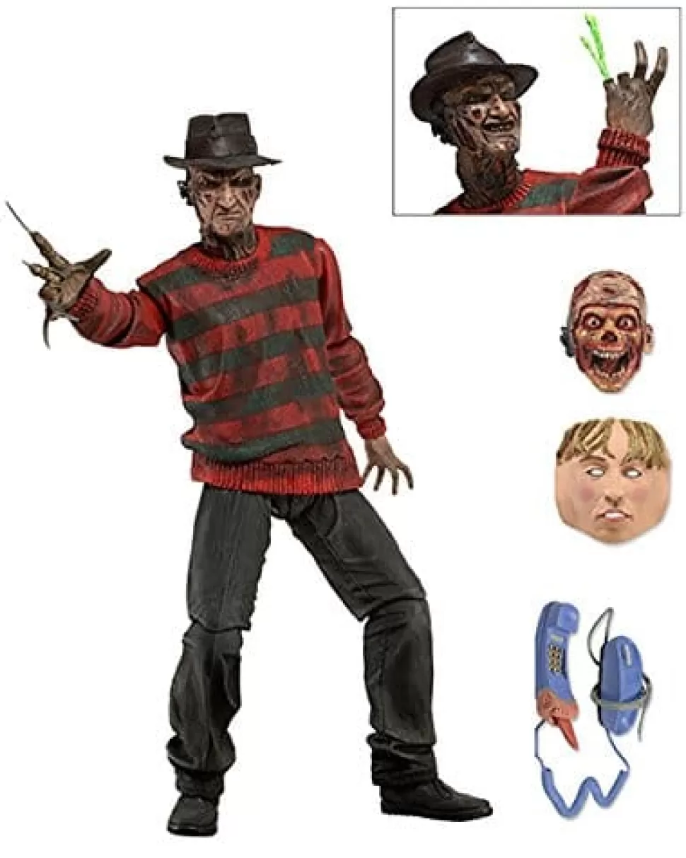 NECA Freddy Kruger Action Figure - Ultimate 7″ Scale - A Nightmare On Elm Street* Ultimates