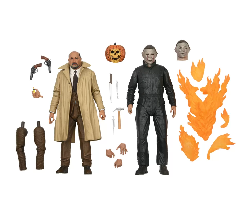 Neca Halloween 2 Ultimate Michael Myers & Dr Loomis 2-Pack - 7" Action Figure* Action Figures