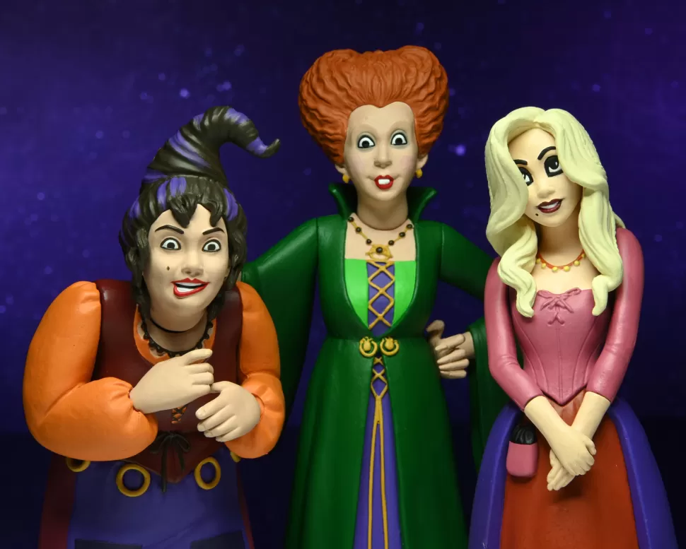 NECA Hocus Pocus – Sanderson Sisters – Toony Terrors 6" Scale Action Figures - 3-Pack* Toony Terrors
