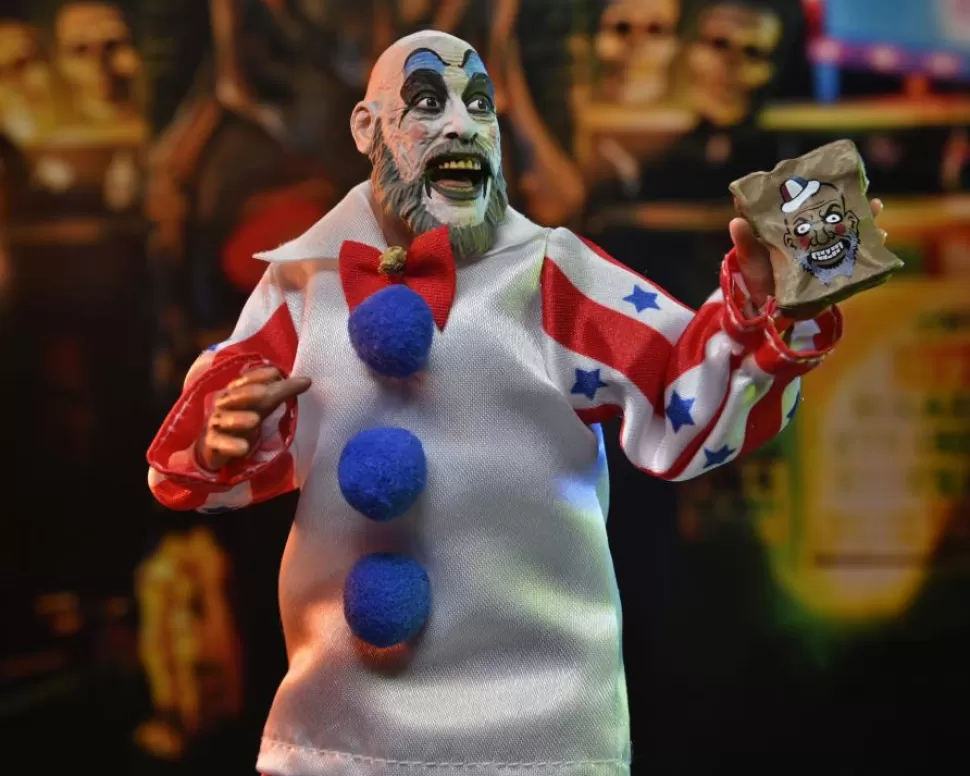 NECA House Of 1000 Corpses 20Th Anniversary Captain Spaulding Clothed Figure* Action Figures