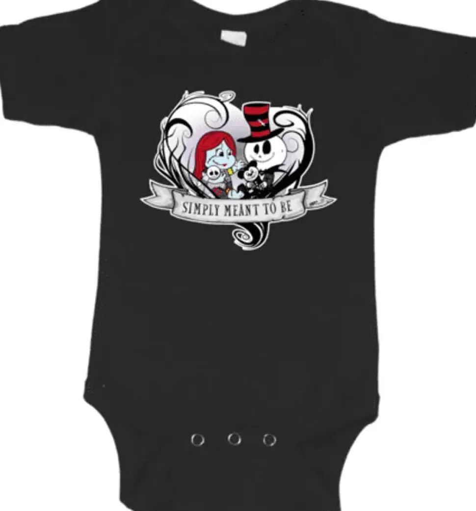 nightmare-toys-4040 Jack And Sally Vine Heart Graphic Onesie Or Tee* Unisex Shirts