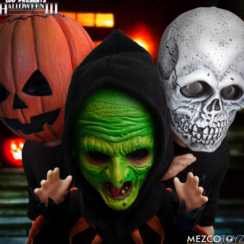 Mezco Ldd - Halloween Iii: Season Of The Witch Trick-Or-Treaters Boxed Set* Dolls