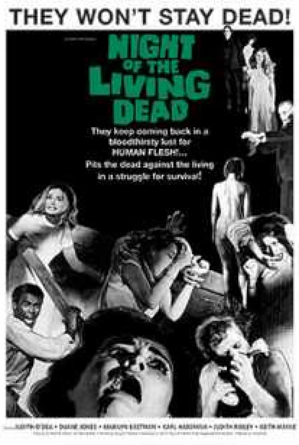 Posters Wholesale Night Of The Living Dead 1960 - They Won'T Stay Dead Poster* Artwork