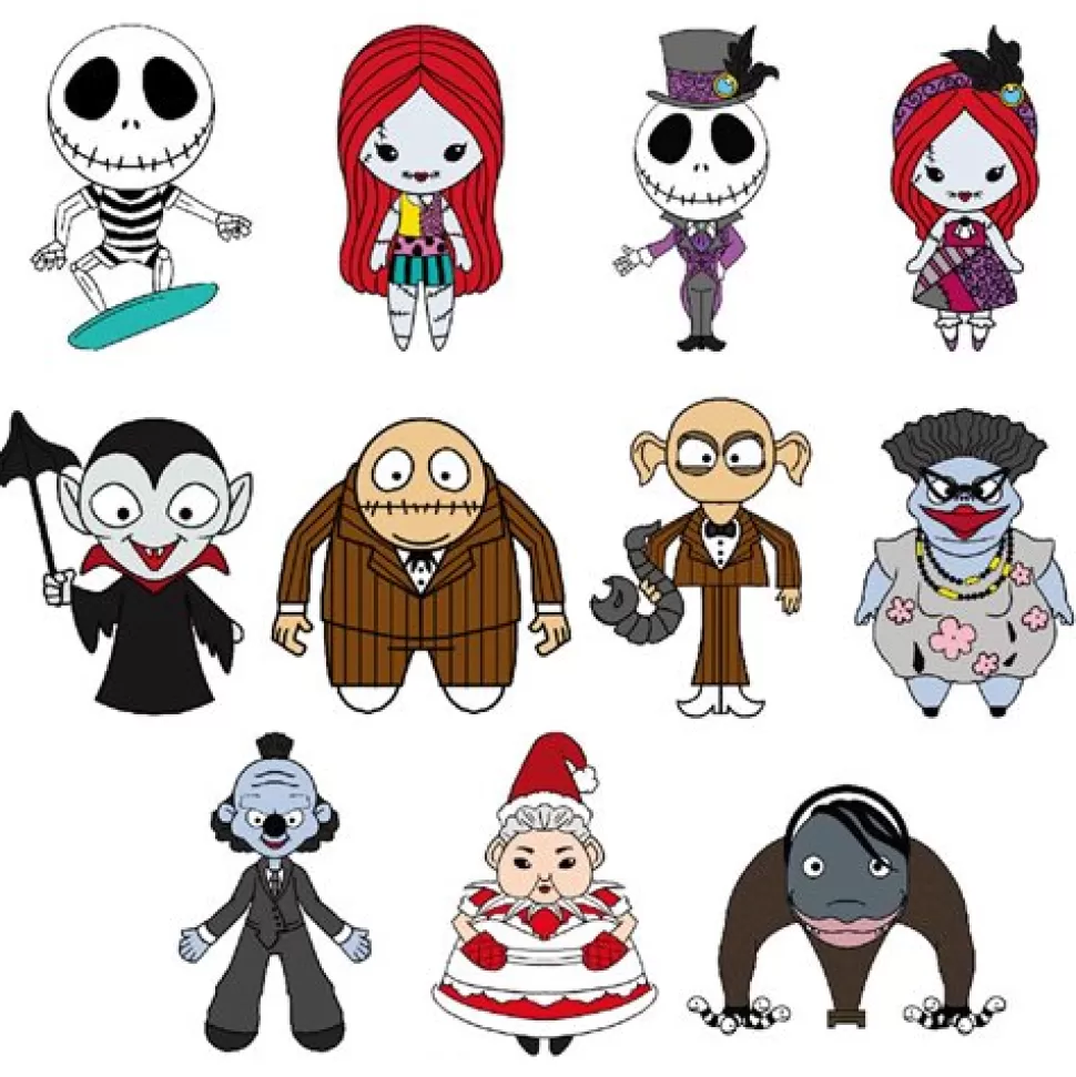Monogram Nightmare Before Christmas 3D Foam Bag Clip Series 7* Blind Bags/Boxes
