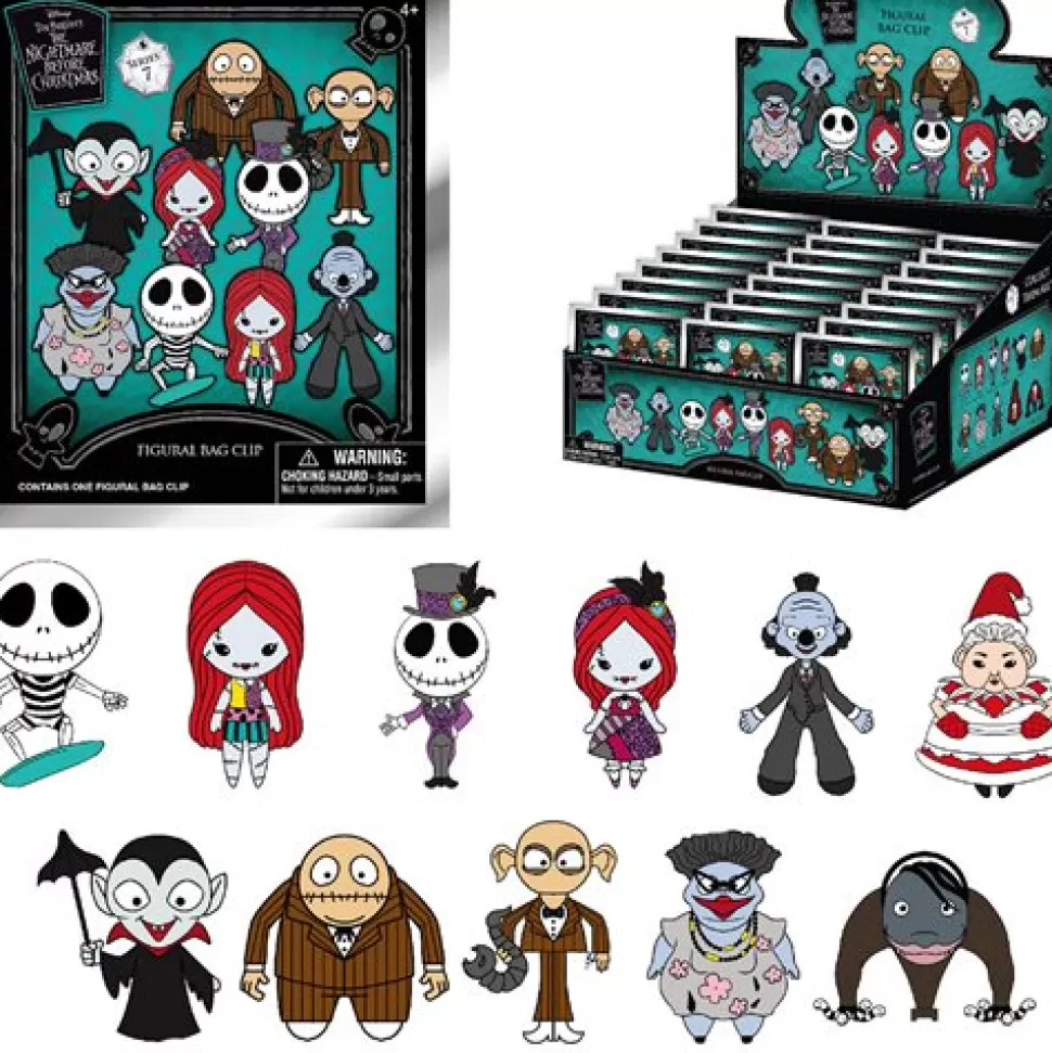Monogram Nightmare Before Christmas 3D Foam Bag Clip Series 7* Blind Bags/Boxes