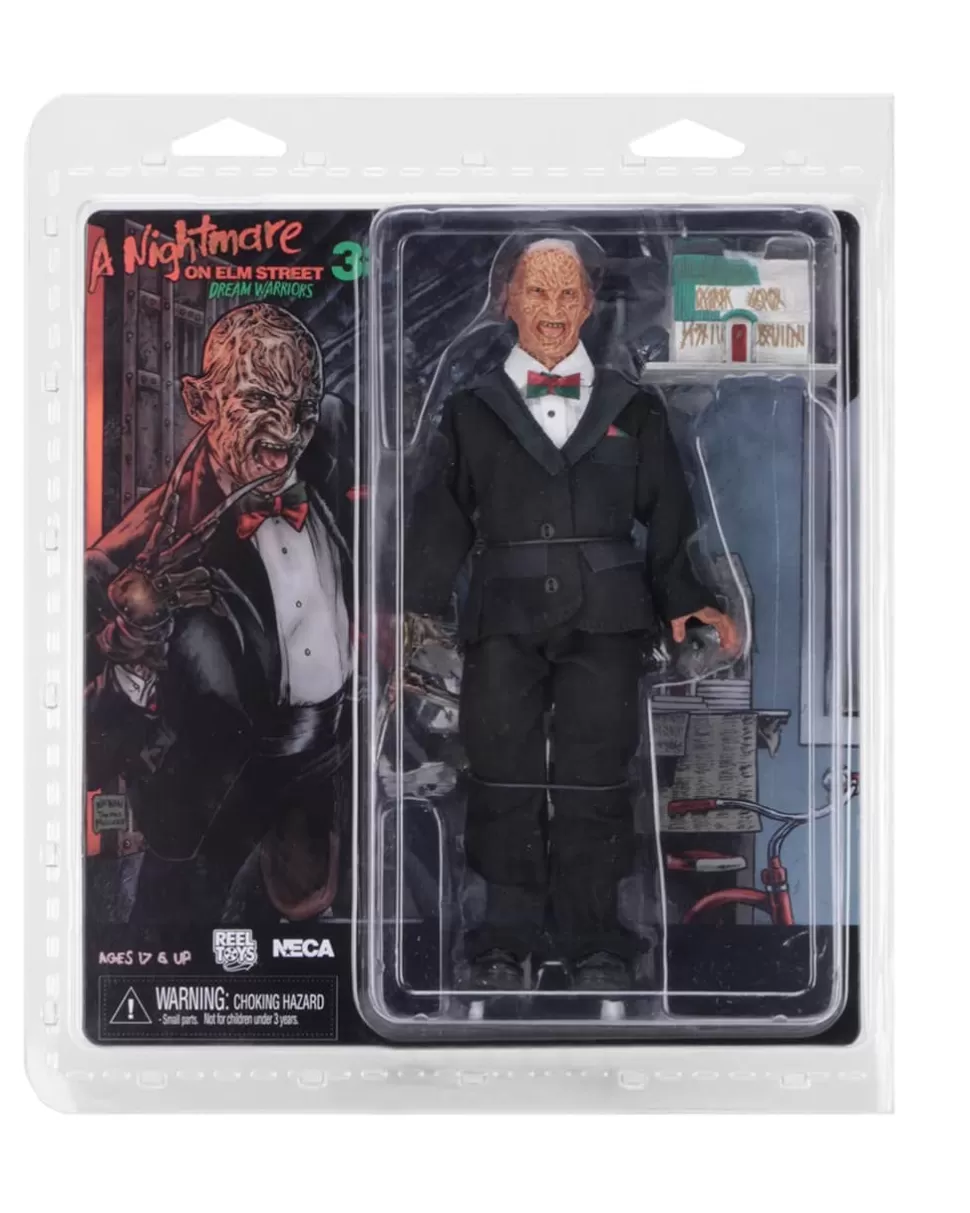 NECA Nightmare On Elm Street Part 3 – 8" Clothed Action Figure – Tuxedo Freddy* Action Figures