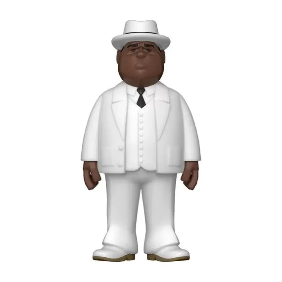 Funko Notorious Big Gold Pop In White Suit 12-In* Action Figures