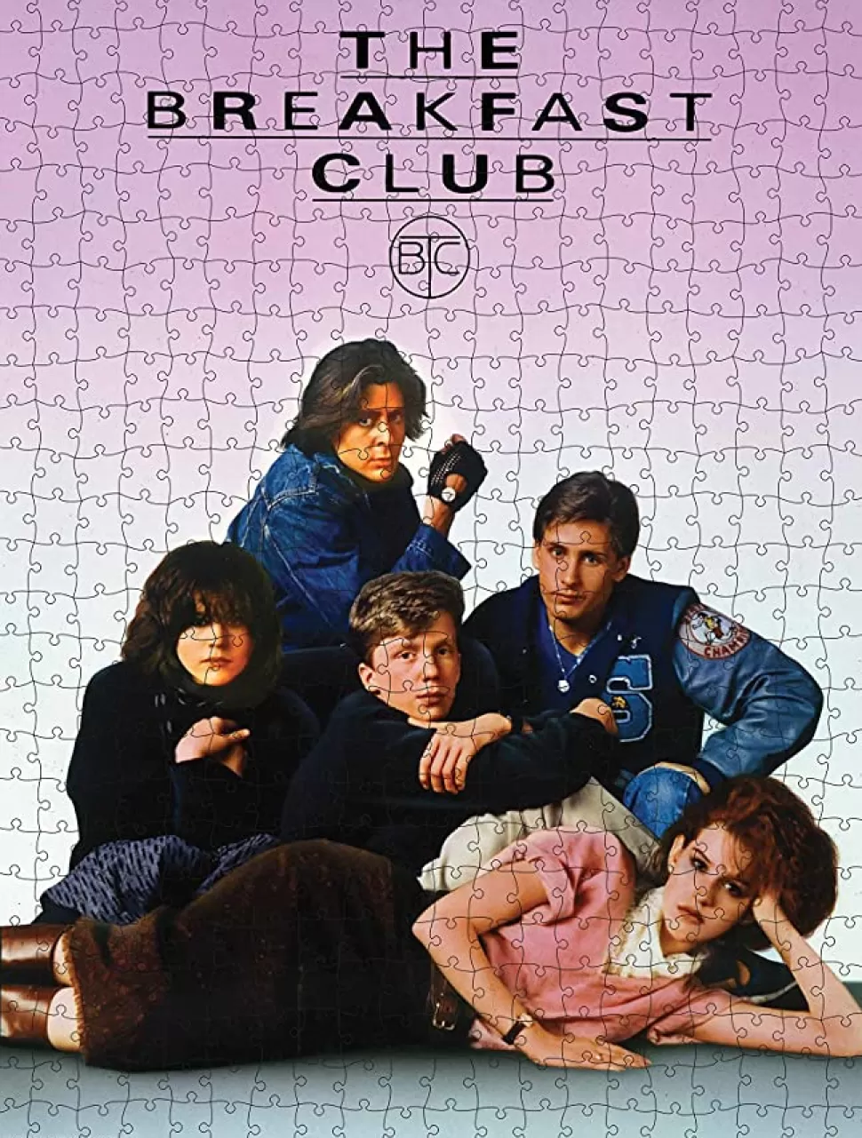 Entertainment Earth The Breakfast Club 500-Piece Puzzle In Plastic Retro Blockbuster Vhs Video Case* Puzzles And Games