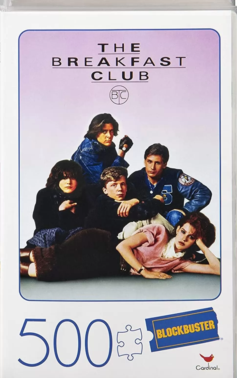 Entertainment Earth The Breakfast Club 500-Piece Puzzle In Plastic Retro Blockbuster Vhs Video Case* Puzzles And Games