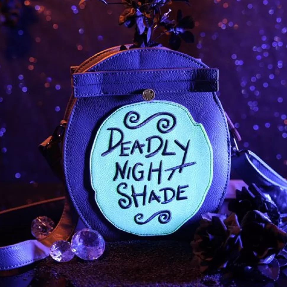 Entertainment Earth The Nightmare Before Christmas Deadly Night Shade Crossbody Purse - Exclusive* Bags, Purses, And Wallets