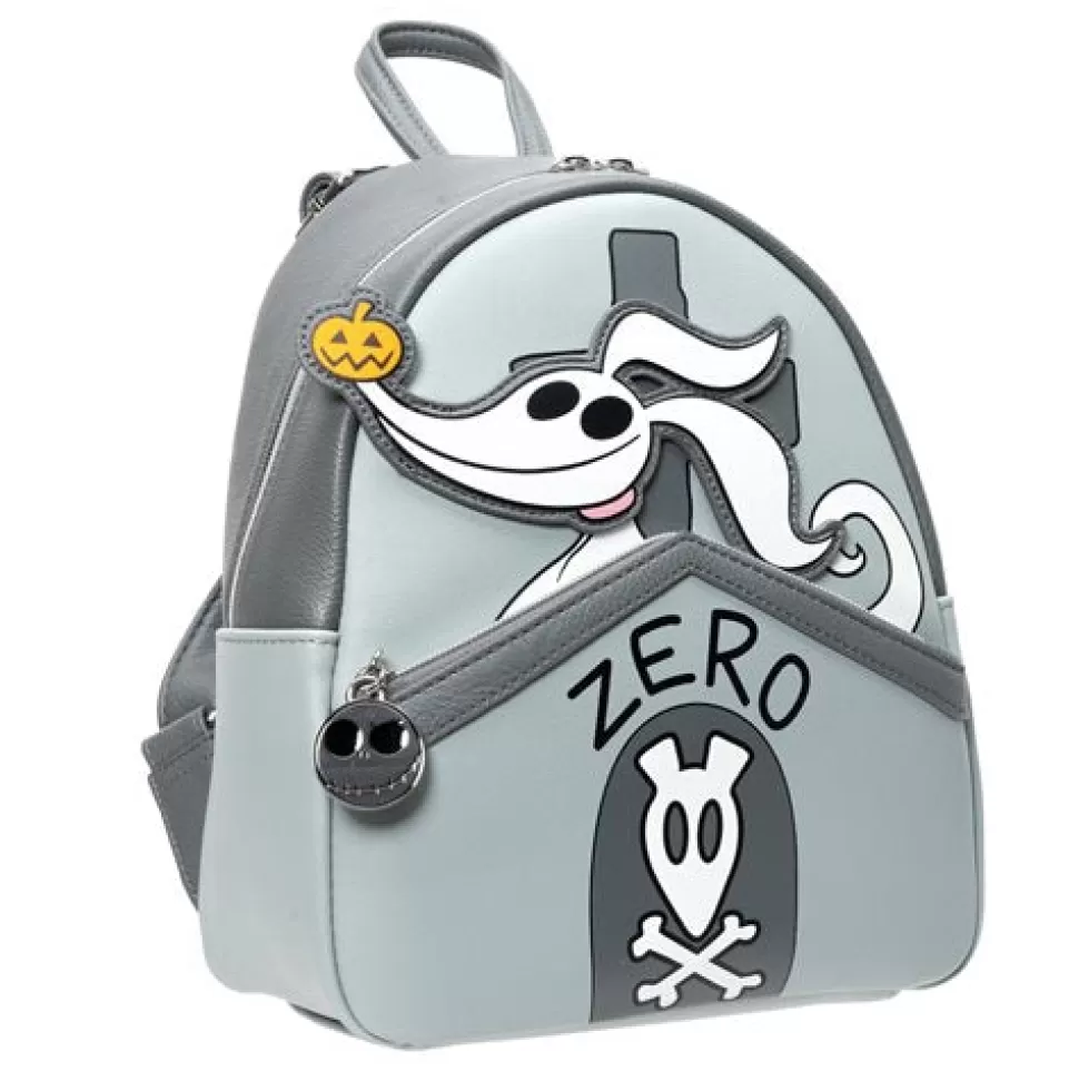 Entertainment Earth The Nightmare Before Christmas Zero Doghouse Glow-In-The-Dark Mini-Backpack - Exclusive* Bags, Purses, And Wallets