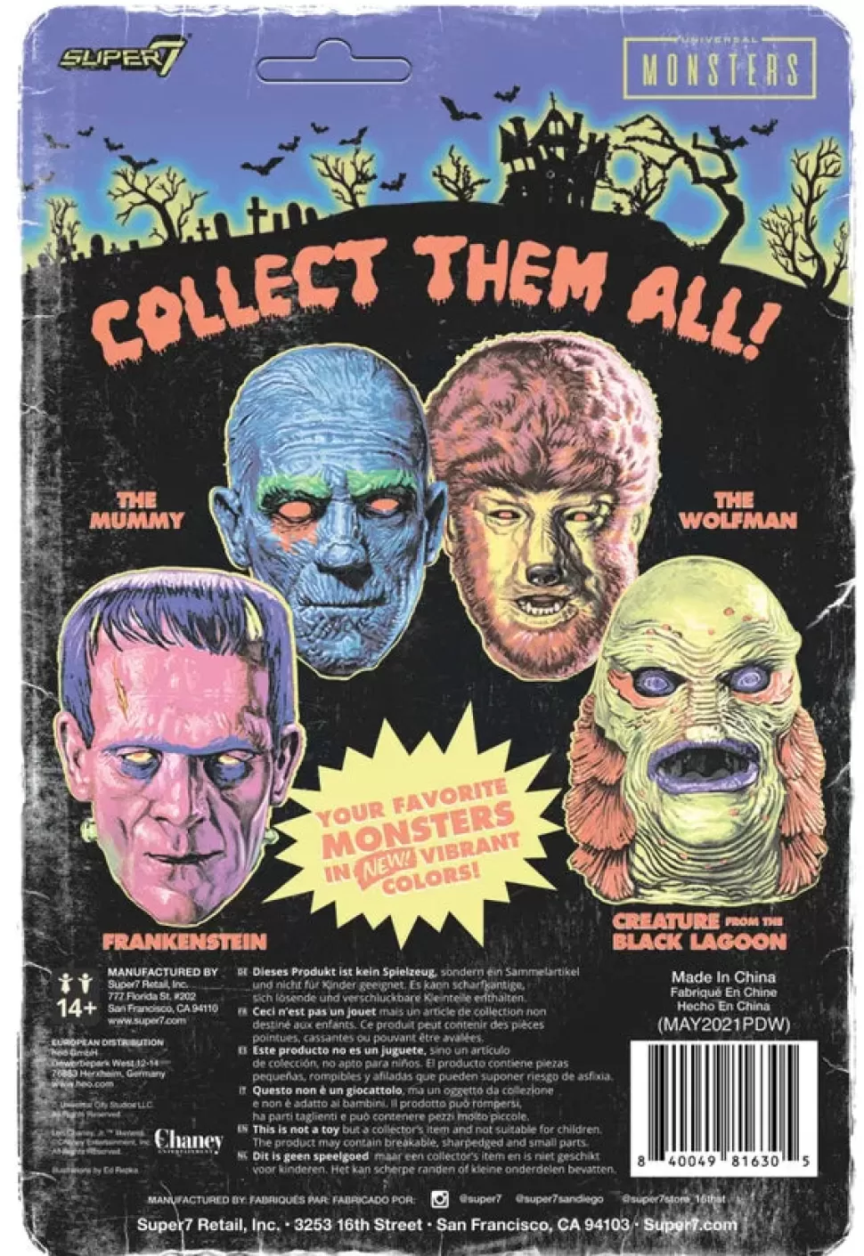 Super 7 Universal Monsters Reaction Figure - The Mummy﻿ (Costume Colors)* Reaction Figures