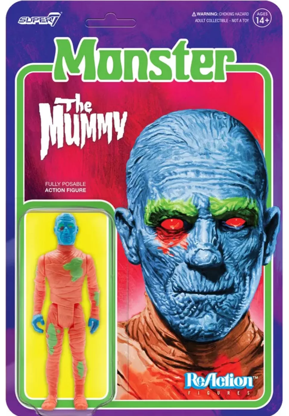 Super 7 Universal Monsters Reaction Figure - The Mummy﻿ (Costume Colors)* Reaction Figures