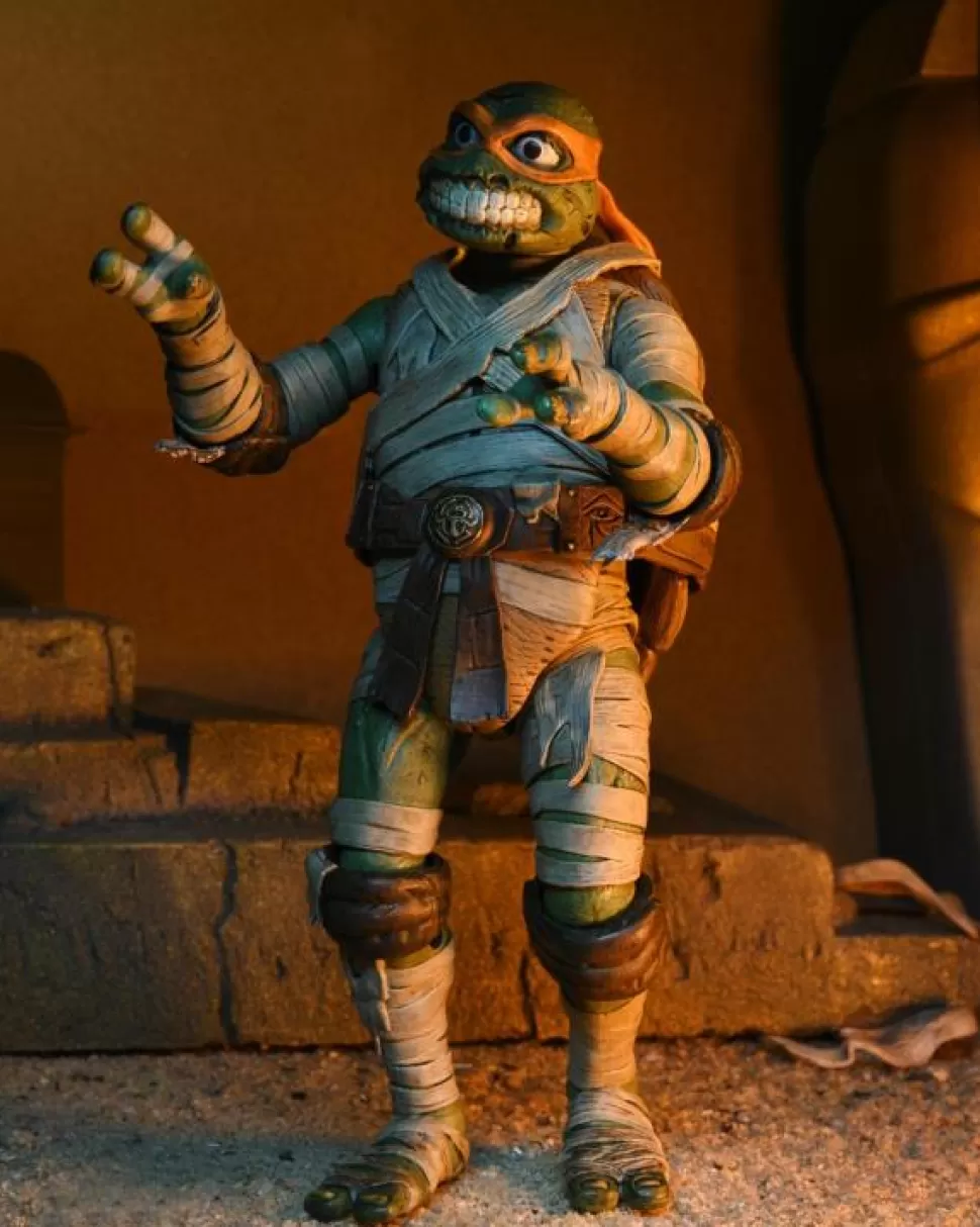 NECA Universal Monsters X Teenage Mutant Ninja Turtles Ultimate Michelangelo As The Mummy* Ultimates