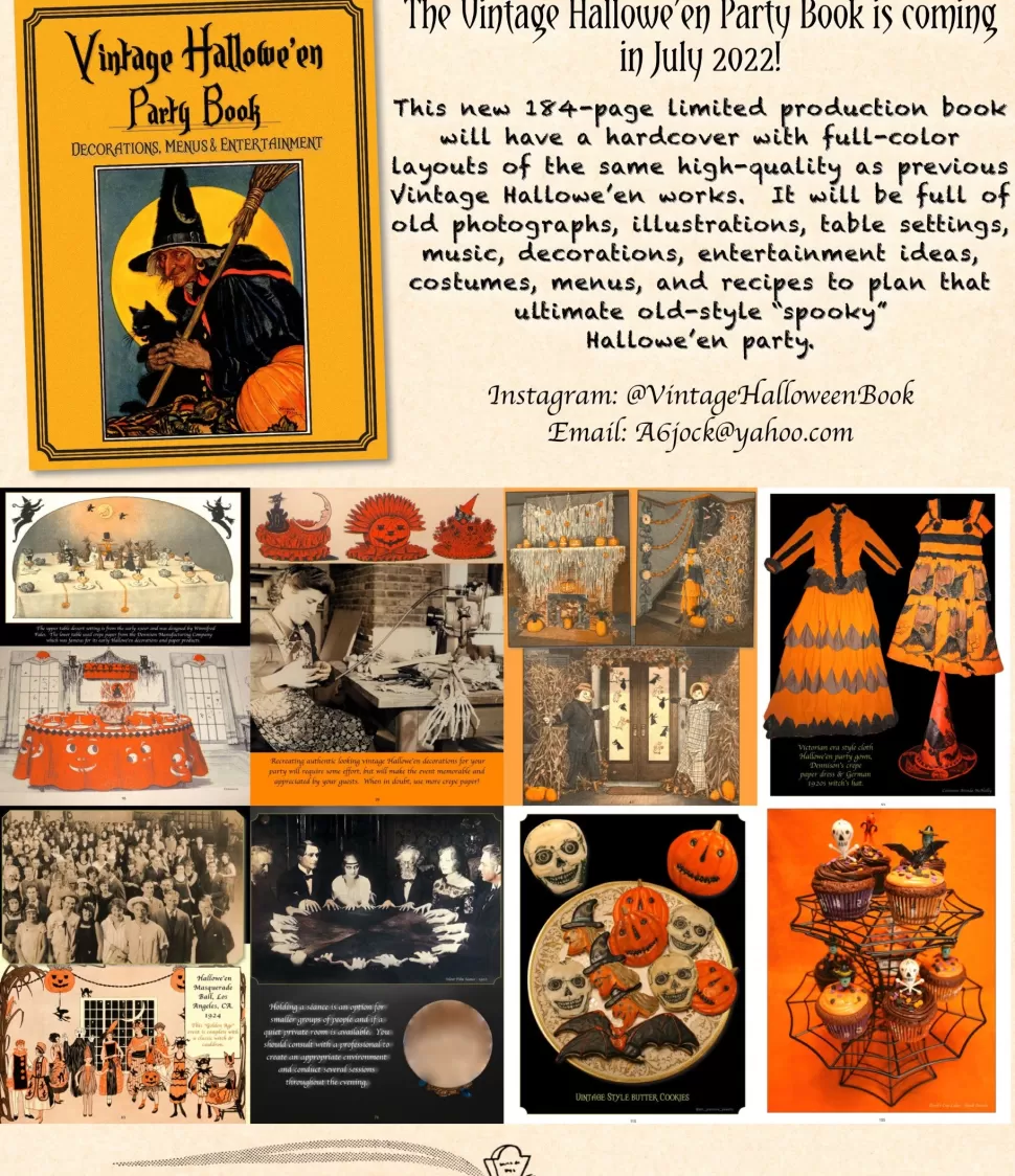Imperial House Antiques Vintage Hallowe'En Hardcover Book* Books