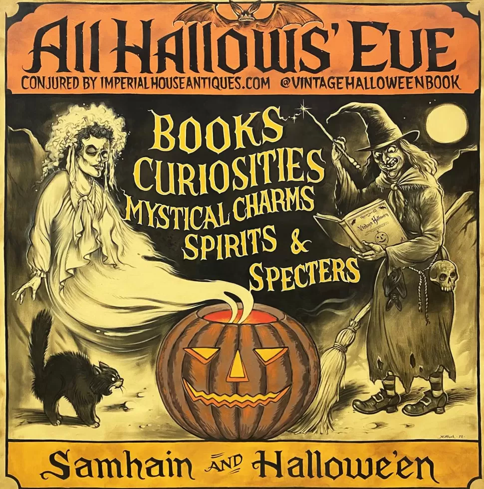 Imperial House Antiques Vintage Hallowe'En Hardcover Book* Books